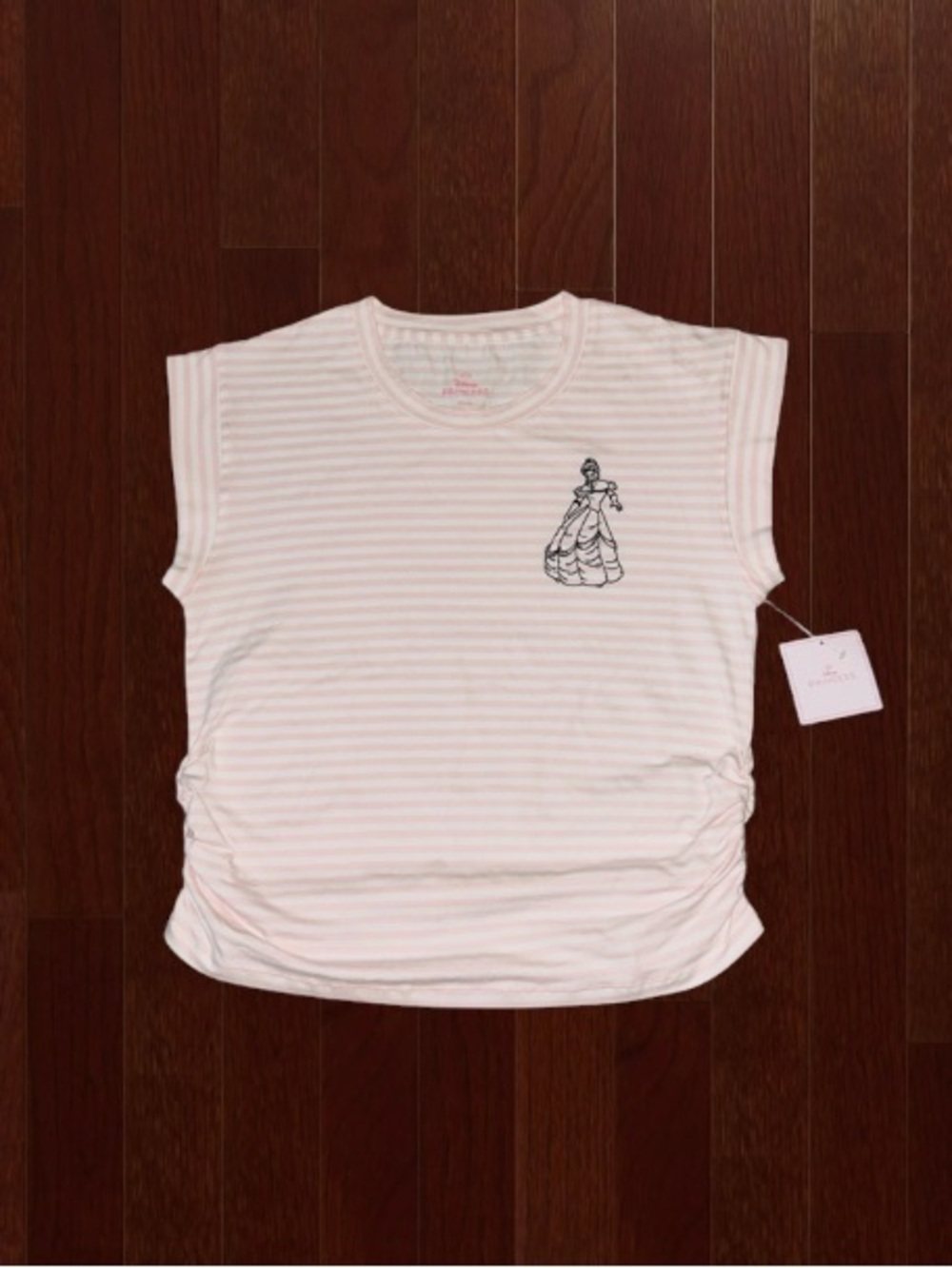 🆕🏰 Disney Princess Belle Of The Ball Short Sleeve Top Medium NWT